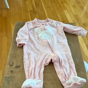 Pink Bunny Kids One Piece Easter